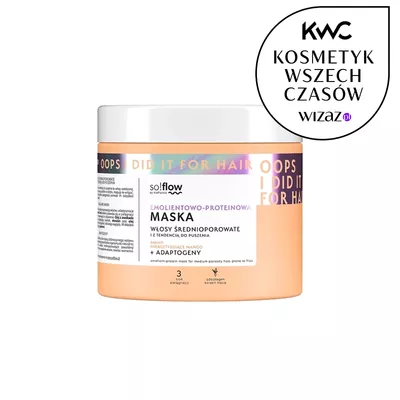So!flow Maska do Włosów Średnioporowatych 400ml
