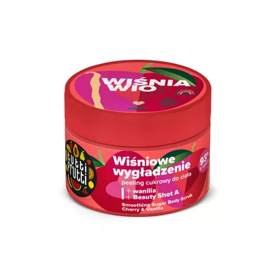 Farmona TUTTI FRUTTI Wiśnia Wio Wiśniowe Wygładzenie Peeling do Ciała 300g