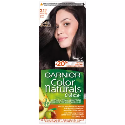 Garnier Color Naturals Farba do Włosów 3.12 Mroźny Brąz