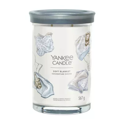 Yankee Candle Tumbler Świeca w Dużym Słoiku z Dwoma Knotami Soft Blanket