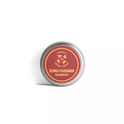 Mydlarnia Cztery Szpaki Balsam do Ust Śliwka Kardamon 15ml