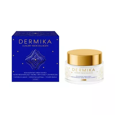 DERMIKA LUXURY NEOCOLLAGEN KOLAGENOWY KREM-MASKA na noc