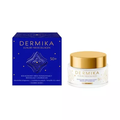 DERMIKA LUXURY NEOCOLLAGEN KOLAGENOWY KREM WZMACNIAJĄCY 50+ na dzień i na noc