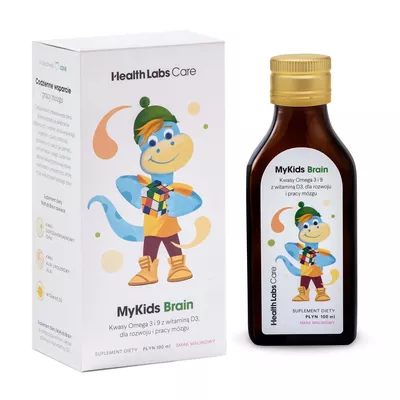 Health Labs Suplement Diety dla Dzieci Brain Smak Malinowy 100ml