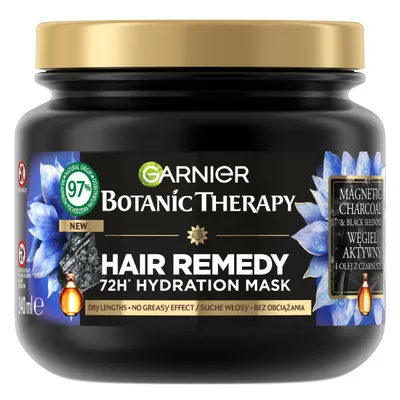 Garnier Botanic Therapy Maska do Włosów Węgiel Aktywny i Olej z Czarnuszki 340ml