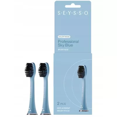 SEYSSO Sky Blue Końcówki Wymienne do Szczoteczki Sonicznej 2 Sztuki