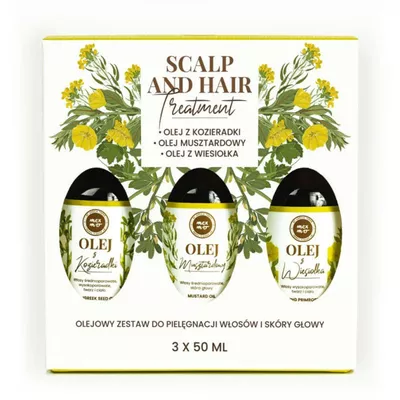 MEXMO Scalp and Hair Olejowy Zestaw do Pielęgnacji Włosów i Skóry Głowy
