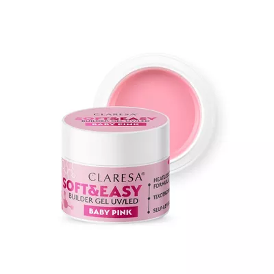 Claresa Żel Budujący Soft &amp; Easy Baby Pink 12g