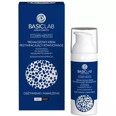 BasicLab Trehalozowy Krem Przywracający Równowagę Bogata Konsystencja 50ml