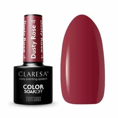 Claresa Lakier Hybrydowy Dusty Rose 4