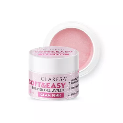 Claresa Żel Budujący Soft &amp; Easy Glam Pink 12g