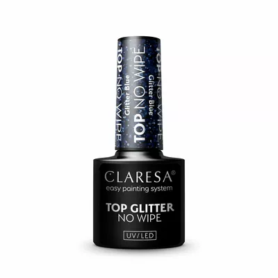 Claresa Top no Wipe Glitter Blue 5g