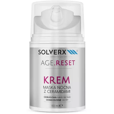Solverx Age Reset Krem Maska Nocna z Ceramidami 50ml