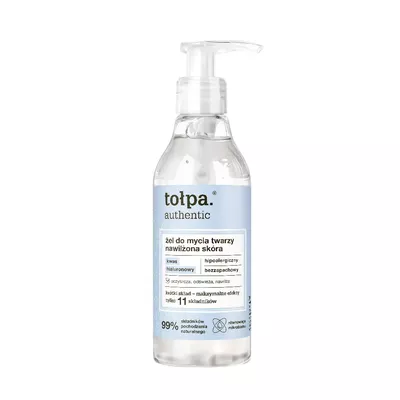 Tołpa Authentic Nawilżona Skóra Żel do Mycia Twarzy 195ml