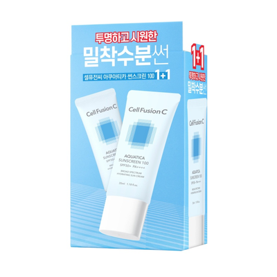 Cell Fusion C Aquatica Nawilżający Krem z Wysoką Ochroną 2 x 35ml