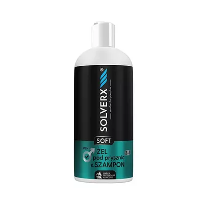 Solverx Men Soft Żel pod Prysznic &amp; Szampon 2w1 400ml