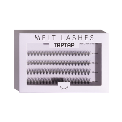 TAPTAP Kępki Rzęs 20D Double Melt Lashes C-MIX 10-12mm 80 szt.