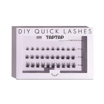 TAPTAP Kępki Rzęs DIY Natural Look C-MIX 10/12/14mm 30 szt.