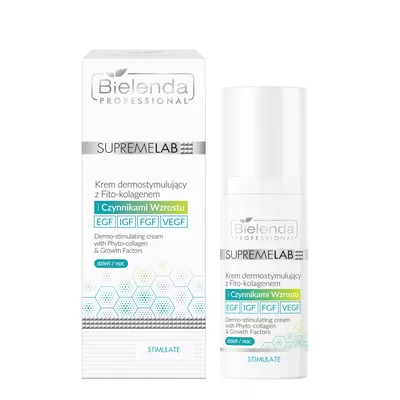 Bielenda Professional SupremeLAB Derm Krem Dermostymulujący z Fito-kolagenem i Czynnikami Wzrostu 50ml