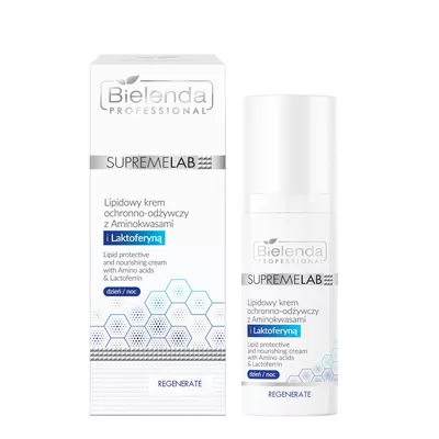 Bielenda Professional SupremeLAB Derm Krem Ochronno-Odżywczy z Aminokwasami i Laktoferyną 50ml