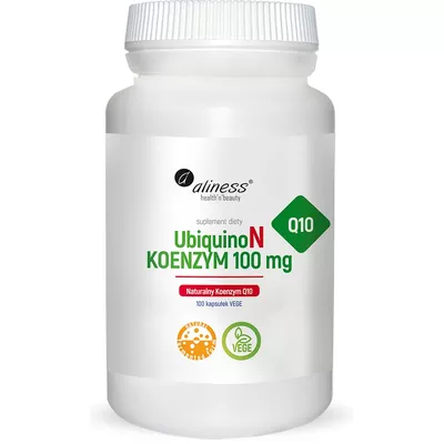 Aliness Ubiquino N Koenzym 100mg Suplement Diety 100 Kapsułek
