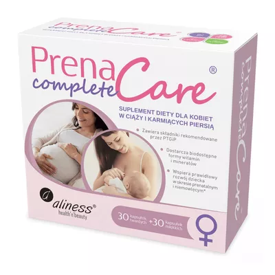Aliness PrenaCare Complete Suplement Diety dla Kobiet w Ciąży i Karmiących Piersią 60 Kapsułek