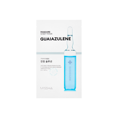 Missha Miscure Sheet Mask Maska w Płacie Guaiazulene