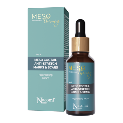 Nacomi Next Lvl Meso Therapy Regenerujący Koktajl Zapobiegający Bliznom i Rozstępom 30ml