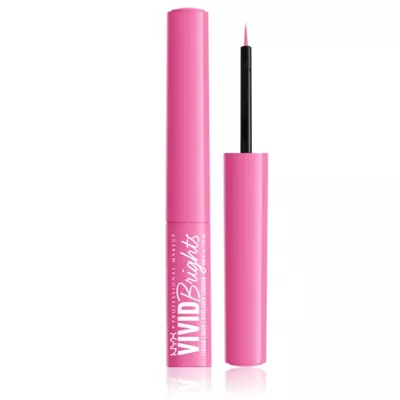 NYX Professional Makeup Vivid Brights Eyeliner z Pędzelkiem 08 Don't Pink Twice