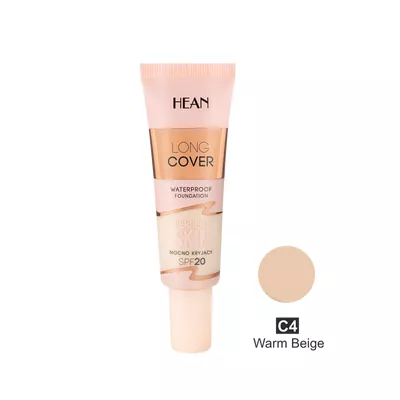 HEAN Long Cover Perfect Skin Podkład C4 Warm Beige