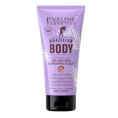 Eveline Brazilian Body Ujędrniający Żel-Balsam Samoopalający 150ml