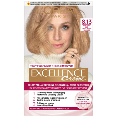 Loreal Excellence Creme Krem Koloryzujący 8.13 Perłowy Beż