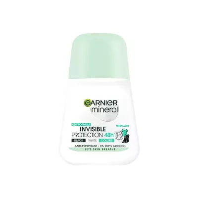 Garnier Mineral Antyperspirant Roll-On Invisible Protection 48h Clean Cotton