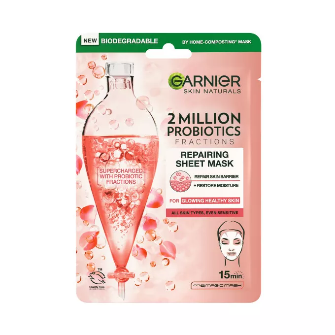 Garnier Maska w Płacie Regenerująca 2 Million Probiotics
