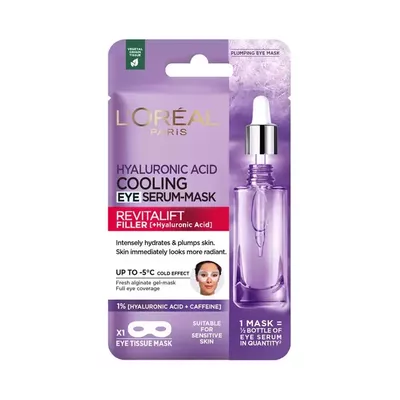 Loreal Hyaluronic Acid Serum-Maska pod Oczy 11g