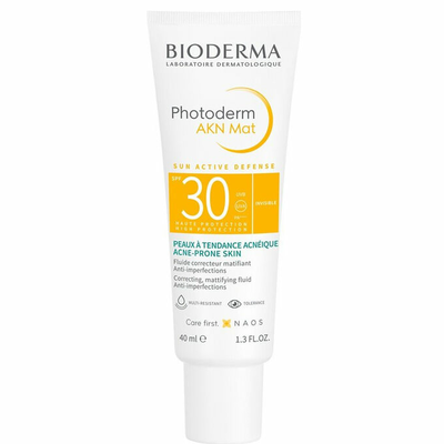 Bioderma Photoderm AKN Mat Krem Ochronny SPF30+ 40ml
