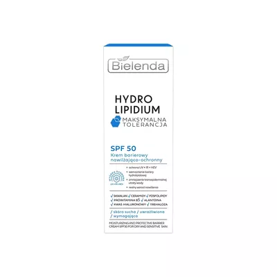 Bielenda Hydro Lipidium Krem Barierowy Nawilżająco-Ochronny SPF50+ 30ml