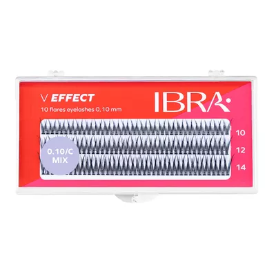 IBRA Makeup Zestaw Kępek V Effect C 0,10-C MIX