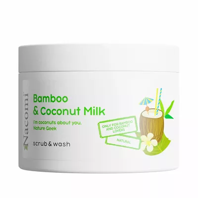 Nacomi Piankowy Peeling Bambus i Mleko Kokosowe 180ml