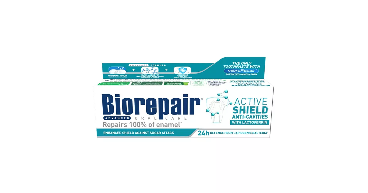 Shield Pasta Biorepair Pasta do Zębów Active Shield 75ml - sklep Cocolita