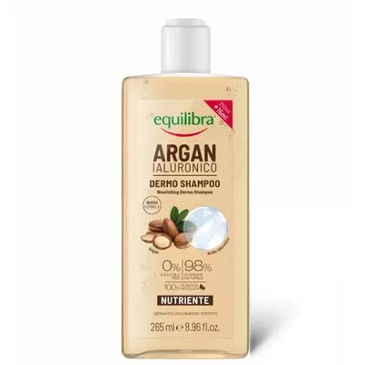 Equilibra Szampon do Włosów Argan i Kwas Hialuronowy 200ml