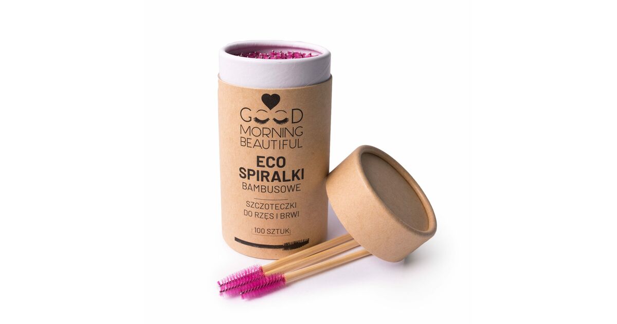 ECO — bambusowe szczoteczki spiralne do rzęs i brwi