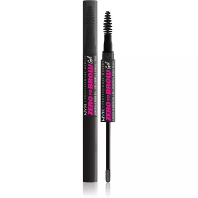 NYX Professional Makeup Zero to Brow Gel Żel do Brwi 08 Black