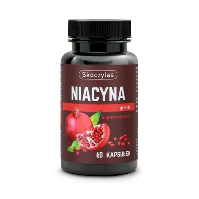 Skoczylas Niacyna Witamina B3 Granat Suplement 60 Kapsułek