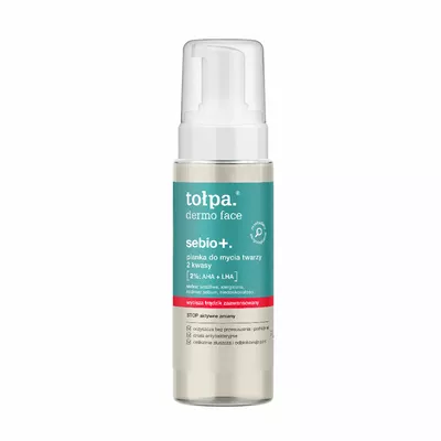 Tołpa Sebio+ Pianka do Mycia Twarzy 2 Kwasy 150ml
