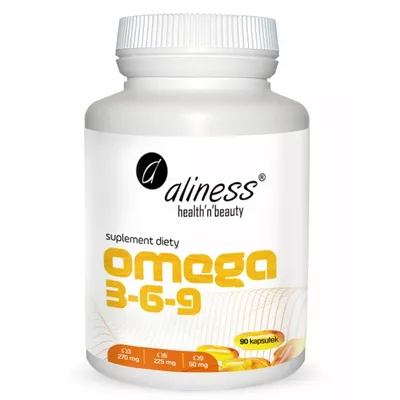 Aliness Omega 3 6 9 100 Kapsułek