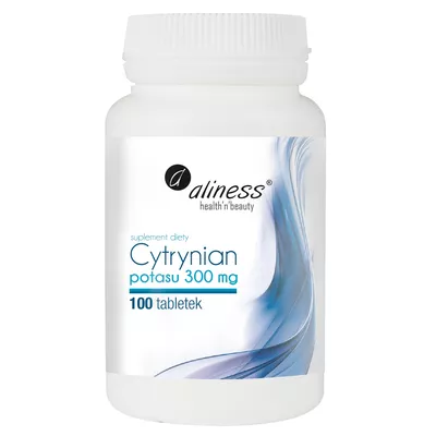 Aliness Cytrynian Potasu 300mg 100 Kapsułek