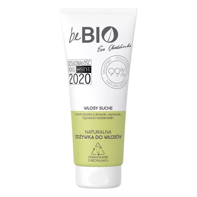 beBIO Naturalna Odżywka do Włosów Suchych Nawilżająca 200ml