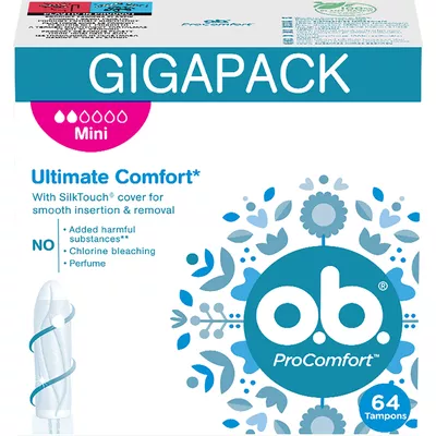 o.b. ProComfort Tampony Mini 64 Sztuki