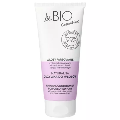 beBIO Naturalna Odżywka do Włosów Farbowanych 200ml